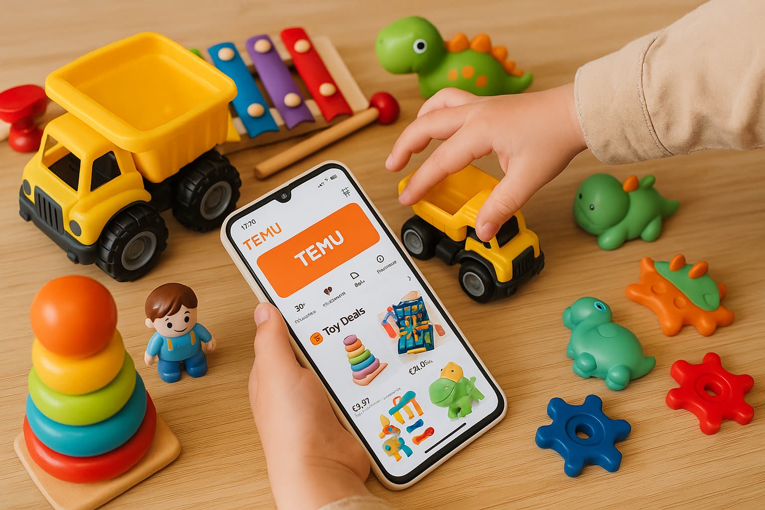 Top Temu Spielzeug-Deals für Kinder mit großen Rabatten