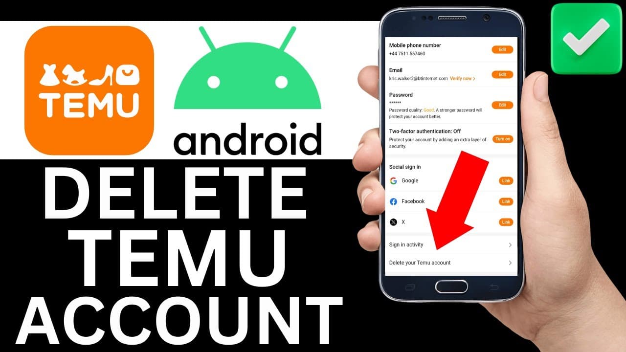Was nach dem Löschen Ihres Temu-Kontos passiert