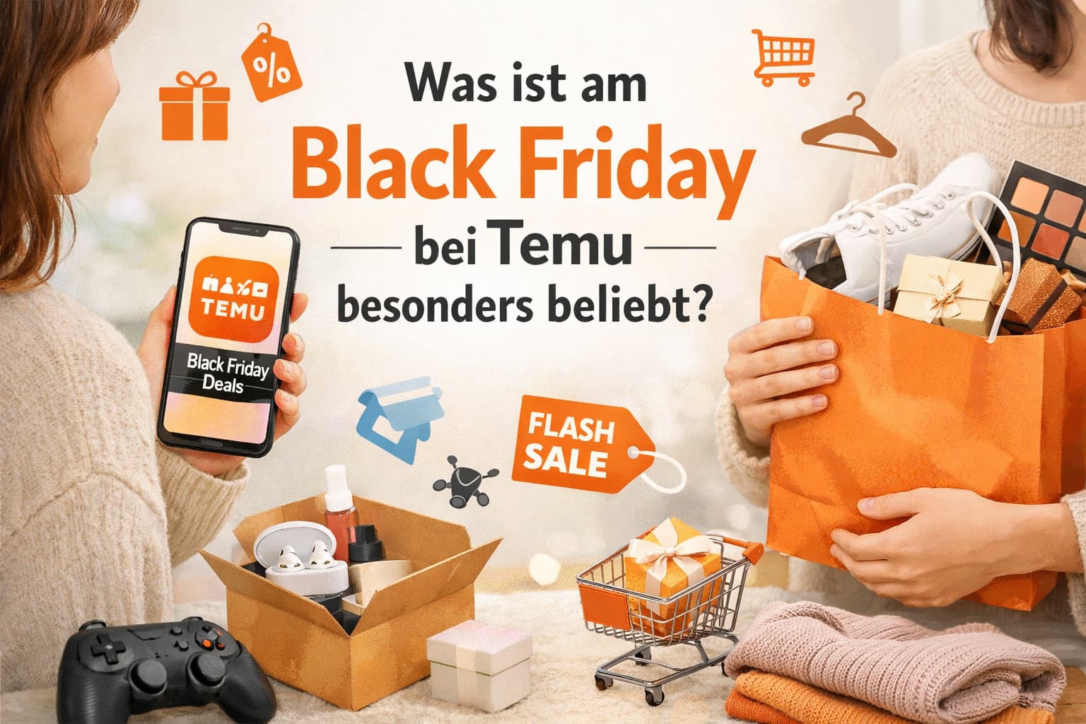 Was ist am Black Friday bei Temu besonders beliebt?