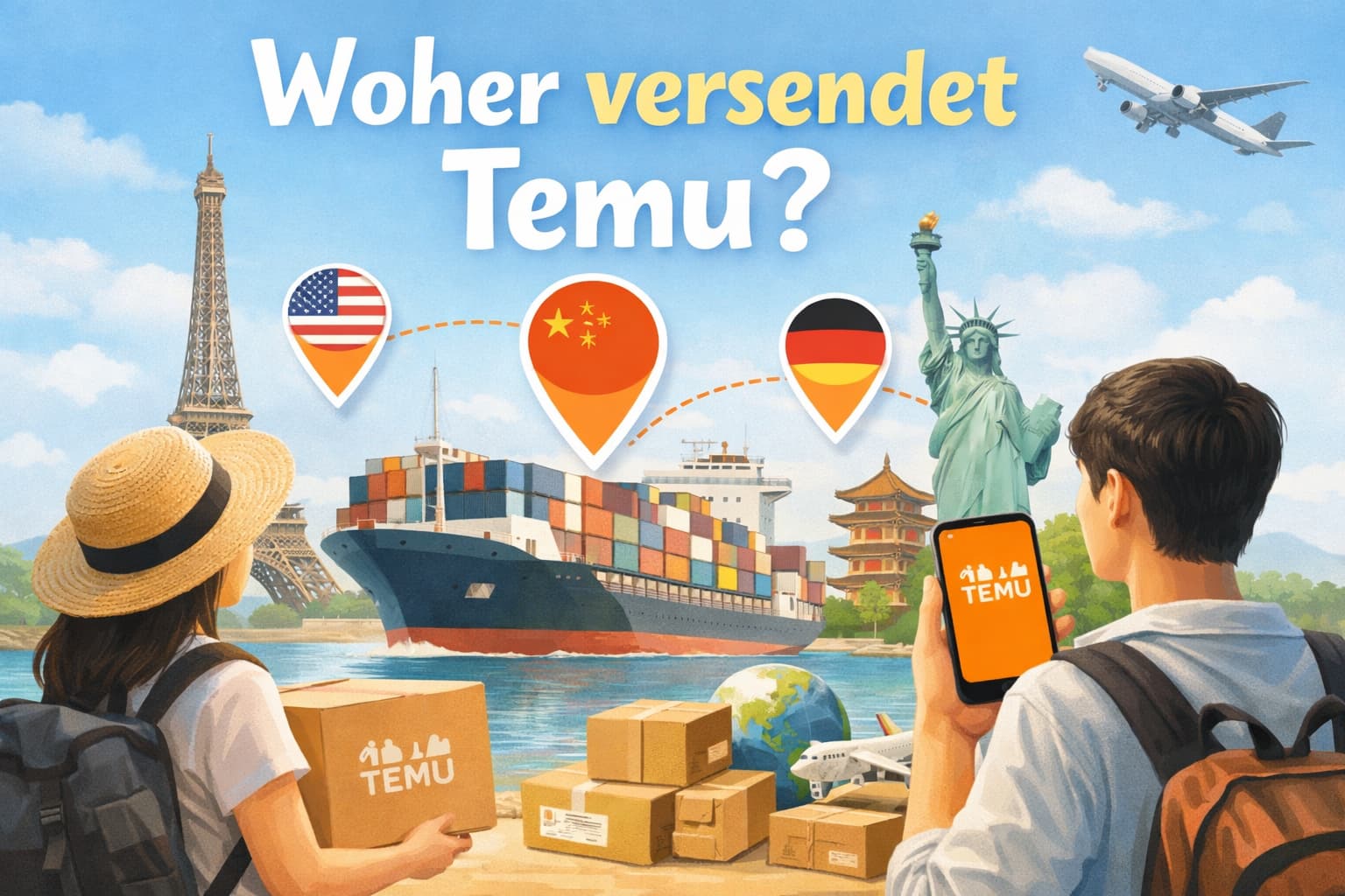Woher versendet Temu? Alle Infos zum Versand erklärt