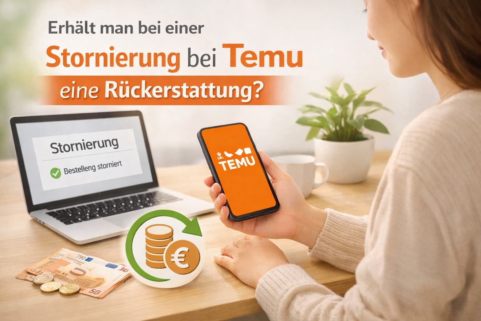 Erhält man bei einer Stornierung bei Temu eine Rückerstattung