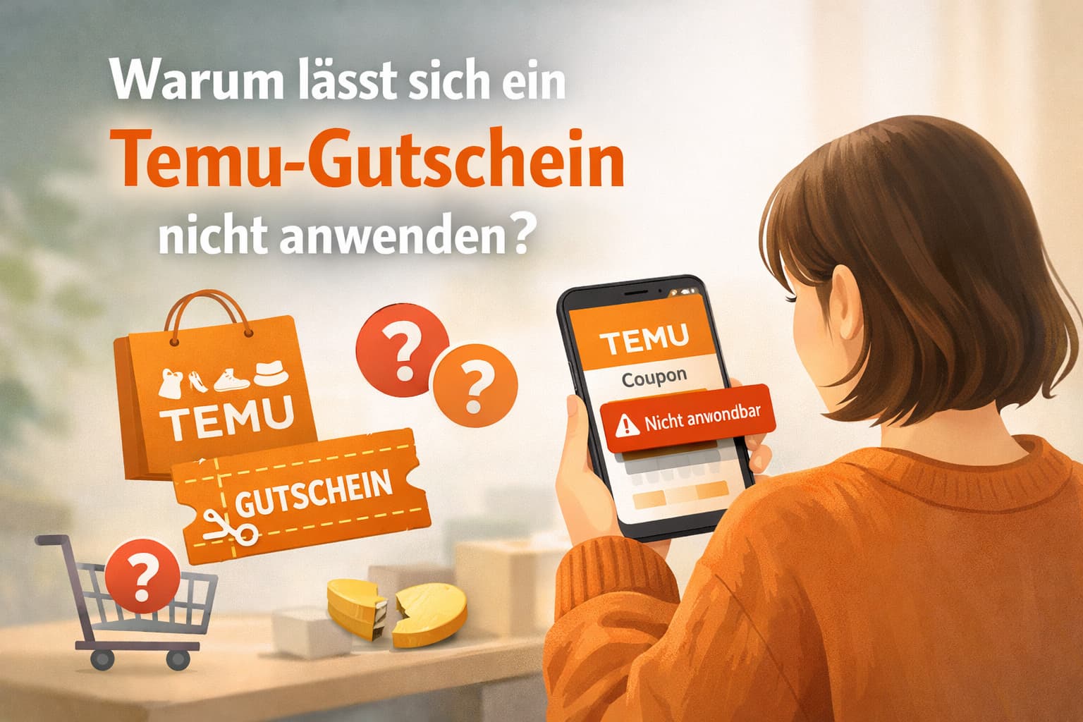 Warum lässt sich ein Temu-Gutschein nicht anwenden: cause e soluzioni