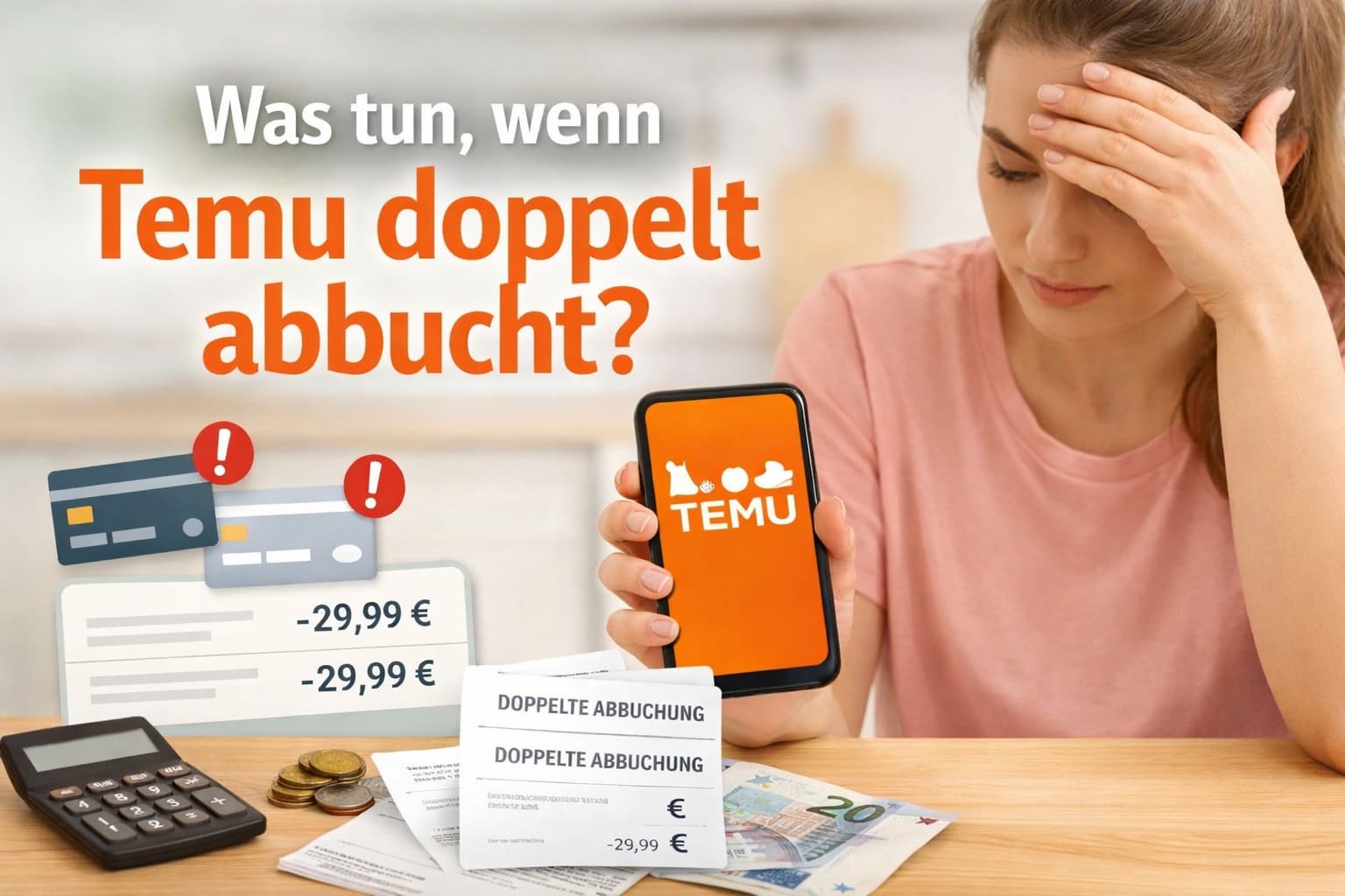 Was tun, wenn Temu doppelt abbucht? Lösungen & Tipps